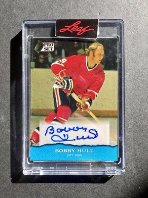2022 Leaf Pro Set Sports Bobby Hull Autograph Auto #PSA-BH2 Blackhawks - Image 1 of 2