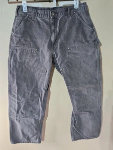 Carhartt B136 DKB Herren Braun Doppelknie Zimmermann Arbeitshose 38x30 Vintage Y2K - Bild 1 von 16