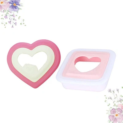  2 stücke Sandwichschneider DIY Herzförmige Sandwich Maker Kuchen Cutter - Bild 1 von 4
