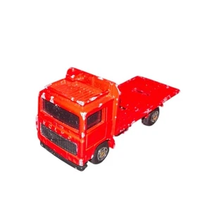 Matchbox 1981 Volvo Flatbed Truck Diecast rot Vintage - Bild 1 von 4