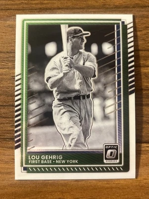 Panini Donruss 2025 - Optic Lou Gehrig #55 - Imagem 1 de 2