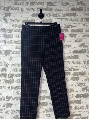 Novo com etiquetas! Calça xadrez feminina estampada Millennium Kim Rogers tamanho 12P - Imagem 1 de 4