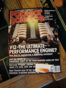 Popular Science Magazine February 1988 V12 The Ultimate Performance Engine - Picture 1 of 1