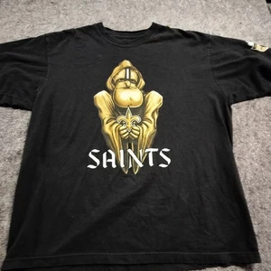 Camisa para Hombres New Orleans Saints Sir Saint Grande Negra Reebok Retro Retro Retro Retro - Imagen 1 de 5