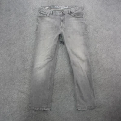 Calvin Klein Jeans Mens Jeans 34x30 Gray Straight Fit Denim Pants Classic CK - Image 1 of 4