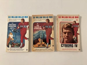 SIX MILLION DOLLAR MAN #2,5,6 1975 Vintage TV Series Tie-in Paperback Books - Bild 1 von 19