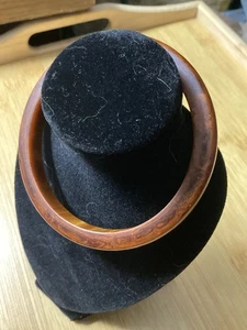 Vintage Bakelit Root Beer Swirl Armreif Armband - Bild 1 von 3