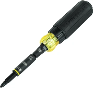 KNECT Ratcheting Multi-Bit Screwdriver Nut Driver, 11-In-1 with Various Tips - Picture 1 of 12