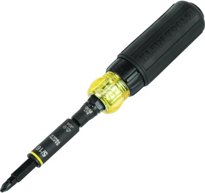 KNECT Ratcheting Multi-Bit Screwdriver Nut Driver, 11-In-1 with Various Tips - Image 1 of 4