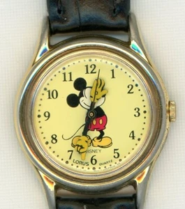 Lorus Mickey Mouse Watch Disney Women's New Battery Vintage V515 6128 HR - Picture 1 of 13