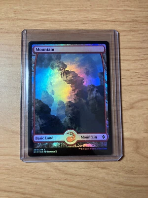 Mountain (269) - Full Art Battle for Zendikar Foil - 2015 - Magic the Gathering - Image 1 of 3
