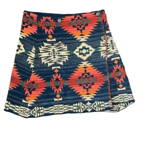 Polo Ralph Lauren Girls Reversible Jacquard Cotton Wrap Skirt Multi L/XL NWT - Picture 1 of 7
