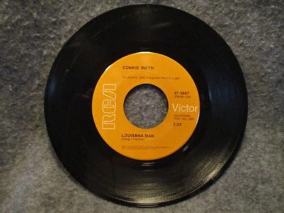 45 RPM 7" Record Connie Smith Alone With You & Louisana Man RCA Victor 47-9887 - Image 1 of 4