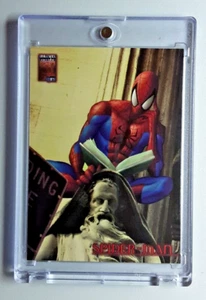 1997 Marvel Premium Card 61 SPIDER-MAN. FREE ONE-TOUCH-HOLDER - Picture 1 of 2