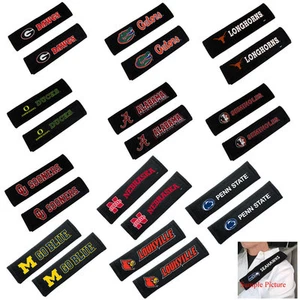 Brand New NCAA Collegiate Car Truck Suv Van Seat Belt Shoulder Pads Covers 2pc - Picture 1 of 15