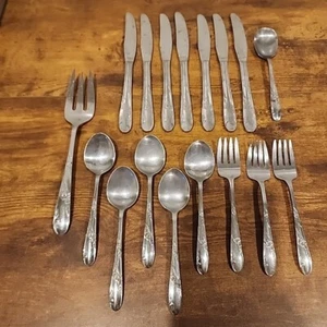 Vtg N.S. Co Flatware 17 Piece Stainless Steel Japan - Picture 1 of 7