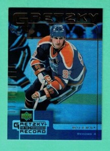 (1) WAYNE GRETZKY 1999-00 MCDONALDS # 4 FOR THE PERFORMANCE RECORD CARD (H8975)
