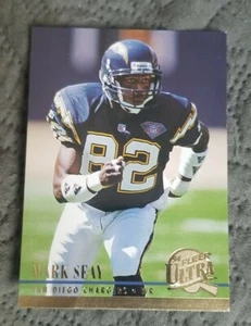 1994 Ultra Football Card #491 Mark Seay Rookie - San Diego Chargers  - Picture 1 of 2
