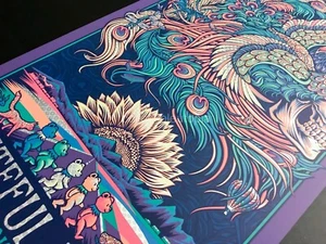 Todd Slater Grateful Dead San Francisco Winterland Holo Foil Art Print Poster - Picture 1 of 12