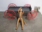 Vintage Marx Best of the West Johnny West & Wagon for Parts/Repair