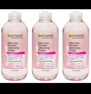 NEU Menge 5 hautaktives mizellares Reinigungswasser mit Rose + Glycerin 13,5 oz - Bild 1 von 11