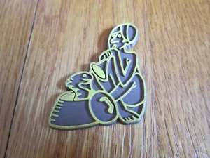 Vintage RARE Snake Charmer Rubber Refrigerator Magnet FREE SHIP - Picture 1 of 8