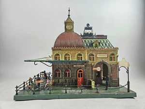 Märklin Café-Bahnhof No. 2015 completo en su estado original 42x30x39 cm - Imagen 1 de 9