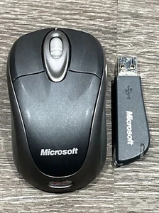 Microsoft Wireless Notebook Optical Mouse 3000 Model 1056 w/ Receiver Slate Gray - Picture 1 of 10
