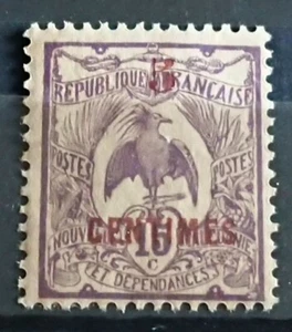 Neukaledonien Briefmarke Nr. 113c (Überladung Karmin) / Neu ohne Gummi / 1918 - Bild 1 von 1