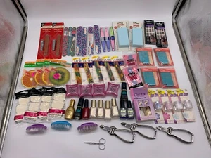 Lot of  Stickers for Nail + Art Tools & Glitter, Revlon 2140 Toe, nail file ... - Picture 1 of 8
