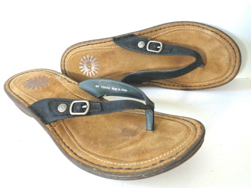 Scarpe sandali con zeppa UGG Australia Kamiko US WMNs 9M in pelle nera