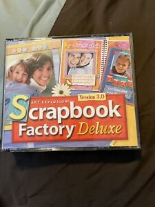 Scrapbook PC Software - Art Explosion Scrapbook Factory Deluxe - Ver. 3.0 4 CDs