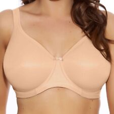 Elomi Smoothing Bra Nude Size 40DD Underwired Full Cup Seamless T-Shirt 3911