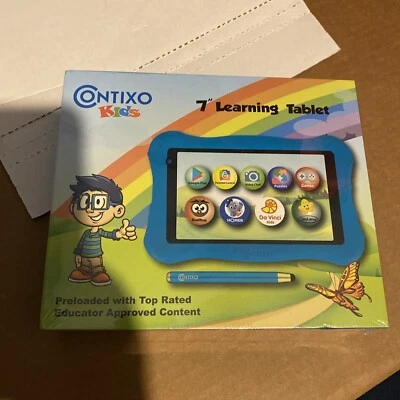 Contixo V10+ 7" Inch Learning Kids Tablet, Wi-Fi, Quad Core, Ages 3-7 Toddler - Image 1 of 2
