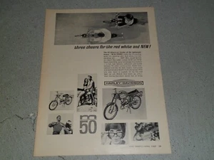 Harley-Davidson M-50 1966 anuncio deportivo/artículo - Imagen 1 de 1