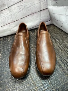 Allen Edmonds 42098 Slip Ons Dress Leather Shoes Brown Mens 14 - Picture 1 of 12