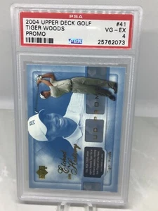 2004 Upper Deck PROMO #41 Tiger Woods PSA 4 (5 in all grades) - Picture 1 of 2