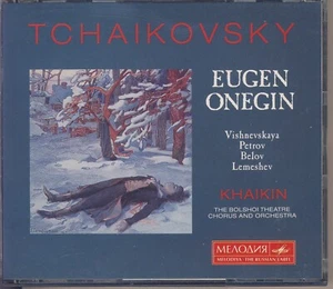 Tchaikovsky: Eugene Onegin. Khaikin Vishnevskaya Lemeshev Bolshoi Theat Like New - Picture 1 of 2
