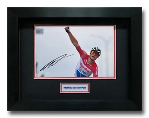 MATHIEU VAN DER POEL ENMARCADO FIRMADO A MANO EXHIBICIÓN FOTOGRÁFICA TOUR DE FRANCE AUTÓGRAFO 6 - Imagen 1 de 1
