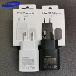 Chargeur mural original Samsung 25 W super rapide Galaxy S20 S23 S24 A54 5G - Photo 1 sur 16