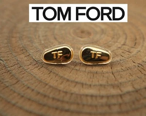 New Replacement Gold Mirror Finish Screw-In Nose Pads for Tom Ford Eyeglasses - Picture 1 of 6