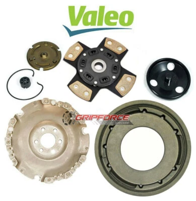 KIT EMBRAGUE VALEO-FX 4 PUCK ETAPA 3 + VOLANTE para VW GOLF GTI JETTA 1994-1999 2,0 L Foto 1 de 3