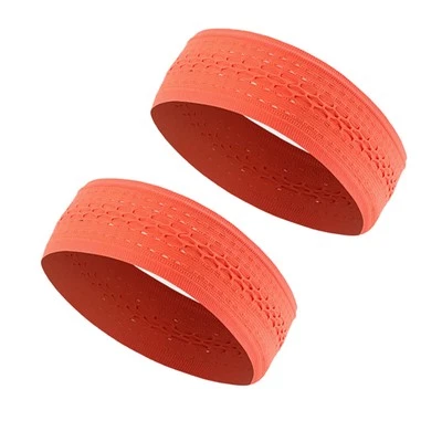 2件装运动头带瑜伽健身房防止汗带弹力防滑发带 — 第 1/4 张图片