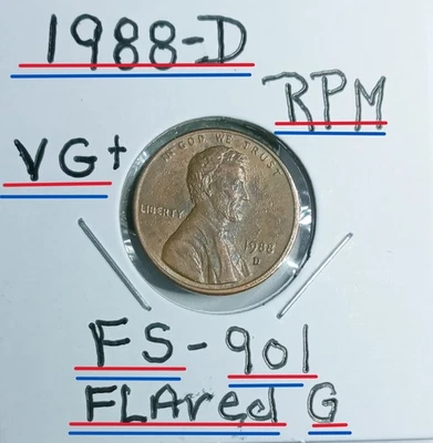 Penny D Wide Am 1988 error FS-901 acampanado en muy buen estado (G) en muy buen estado+ debe verse y juzgar Foto 1 de 4