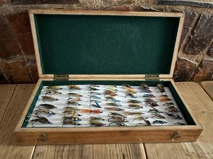 58 Vintage Lachs Doppel & Einzelhaken Fliegenfischen Fliegen - Bild 1 von 5