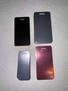30 Engravable Anodized Aluminum Blank Luggage Tags - Seconds, Not Perfect - Picture 1 of 4