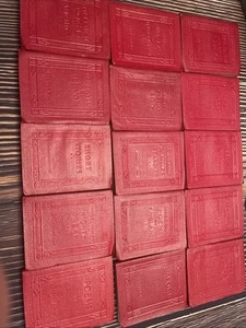 VTG LITTLE LUXART RED LIBRARY Lot Of 29 BOOKS Nice Clean - Foto 1 di 18