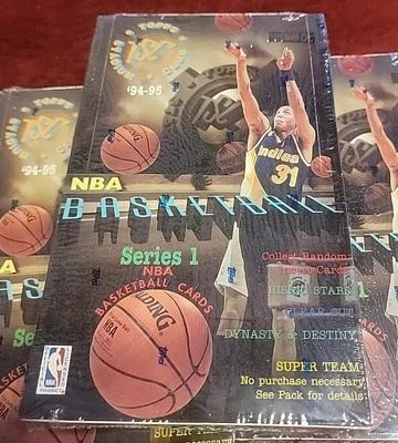 🏀 (1) Caja 94-95 Topps Stadium Club Baloncesto Serie 1 Sellado de Fábrica Jordan 🔥 Foto 1 de 4