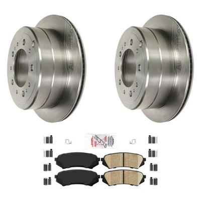 For Toyota Land Cruiser 98-07 AmeriPRO Plain Rear Brake Kit w Ceramic Pads - Image 1 of 3
