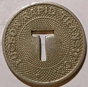 Tucson, Arizona - Tucson Rapid Transit Co. One Fare Transit Token AZ 840 A - Picture 1 of 2